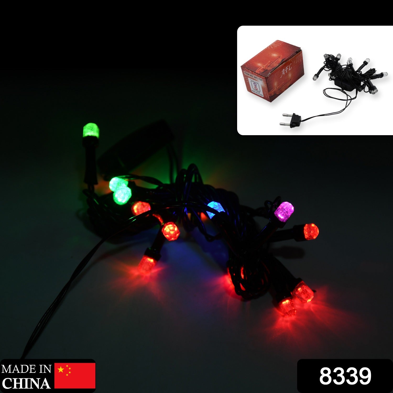 8339 3Mtr Home Decoration Diwali & Wedding LED Christmas String Light Indoor and Outdoor Light ,Festival Decoration Led String Light, Multi-Color Light (15L 3 Mtr) 8339 3Mtr Home Decoration Diwali & Wedding LED Christmas String Light Indoor and Outdoor Light ,Festival Decoration Led String Light, Multi-Color Light (15L 3 Mtr)